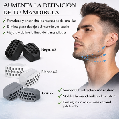 Ejercitadores de Mandíbula con 3 Pares